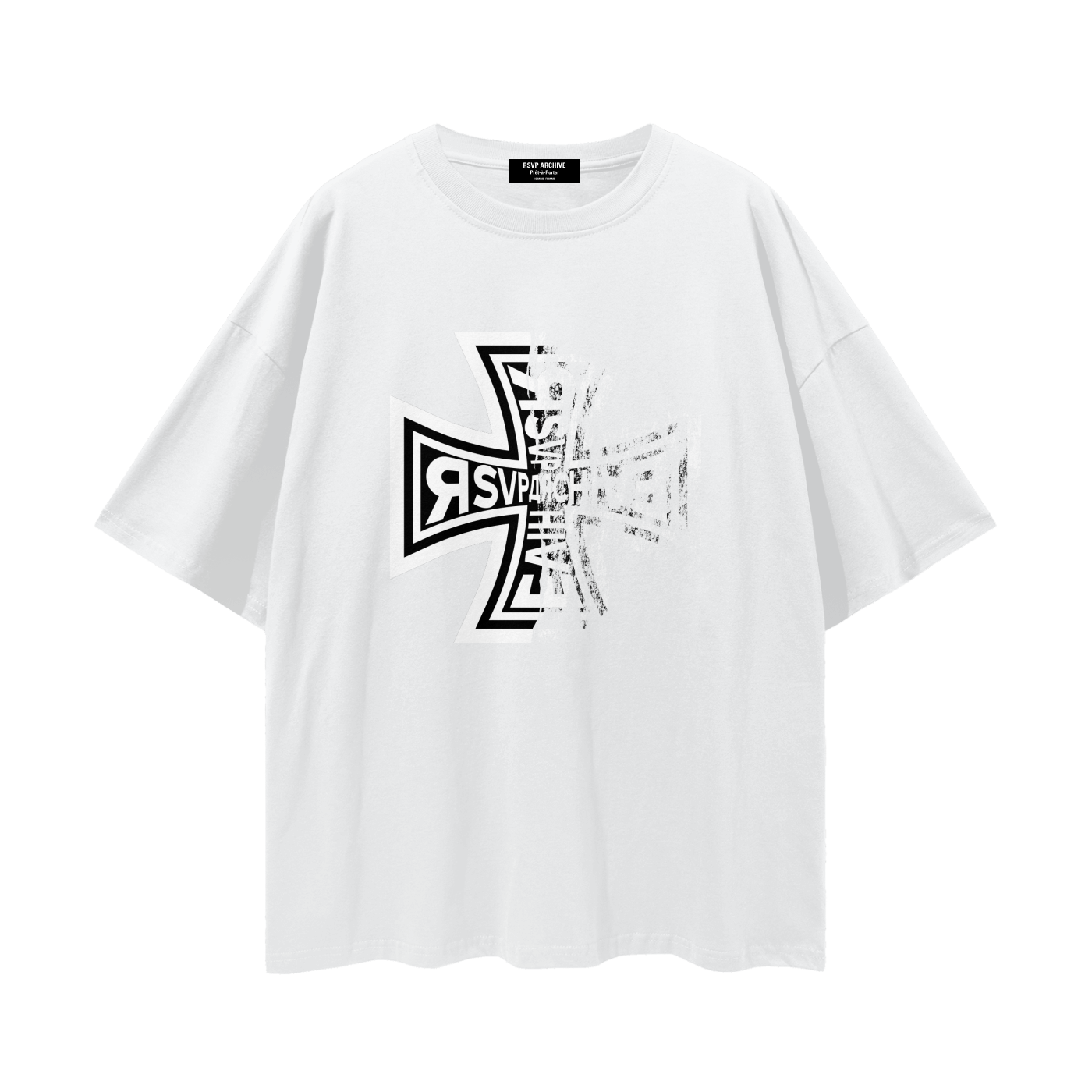 Thrashed Biker Logo T Shirt